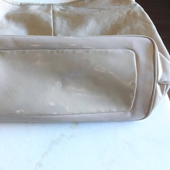 Marc Jacobs patent leather nude taupe shoulder bag / purse - Picture 13 of 16